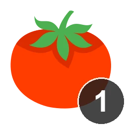Tomate en etapa de semilla